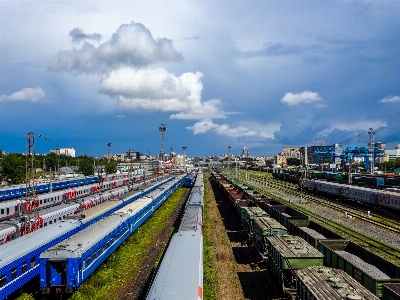 Foto Moskow rusia langit awan