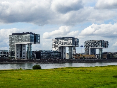 Cologne kranhaus crane houses architecture Photo