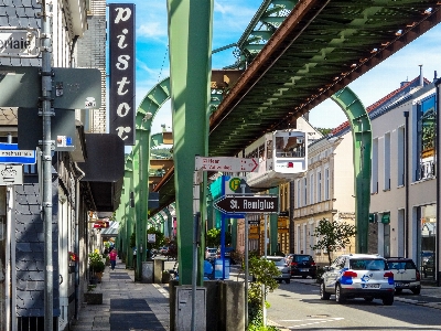 Wuppertal schwebebahn technology rail Photo