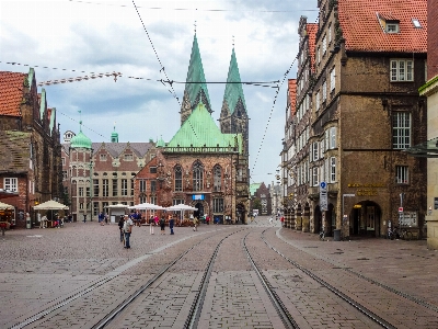 Bremen city center architecture Photo