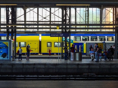 Foto Bremen
 estación principal de central plataforma