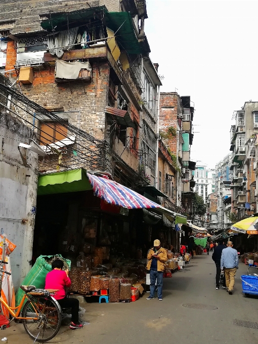 古老的街道
 市场 传统市场
 老房子
