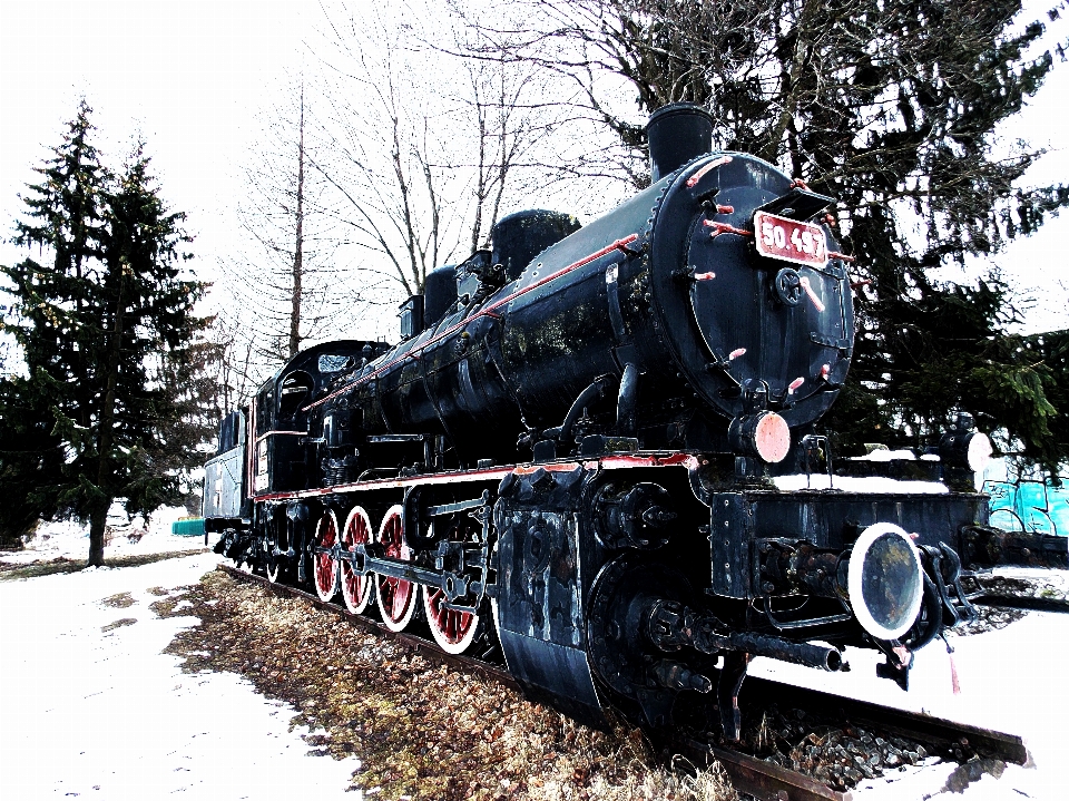 Locomotiva trem trilhos transporte