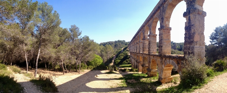 Tarragona spain catalonia roman aqueduct Photo