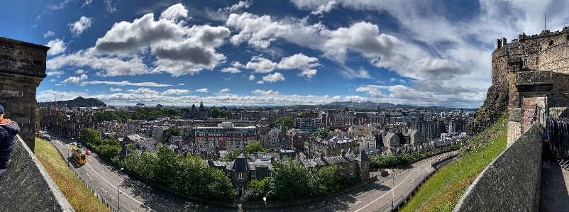 Edinburgh panoramic scotland city Photo