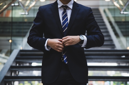 Business man watch dress shirt Photo