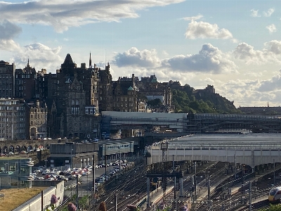 Foto Edimburgo
 escócia uk estação de trem
