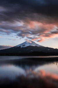 Water cloud sky mountain Photo