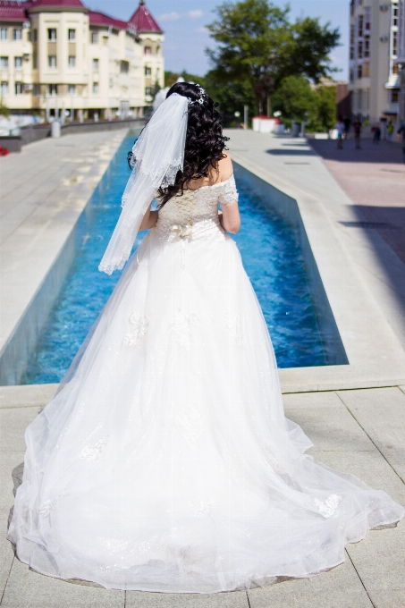 Wedding bride happiness dress