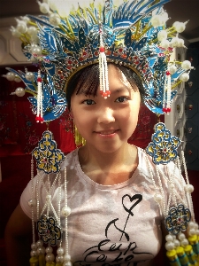 China girl peking opera chin Photo