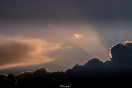 Escape flight plane clouds Photo