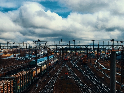 Images cloud sky train Photo