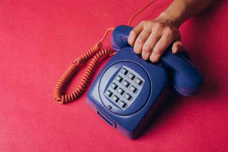 Telephone hand gesture communication device Photo