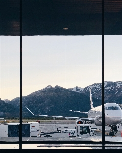 Sky cloud mountain aircraft Photo