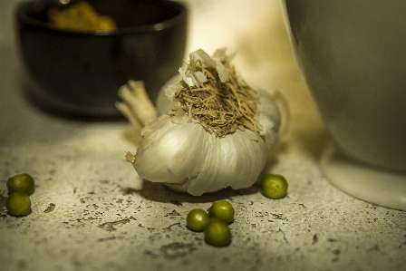 Garlic vegetable healthy cooking Photo