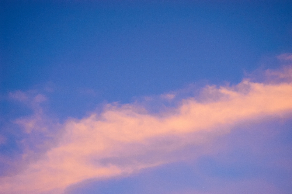 Nuage ciel atmosphère bleu