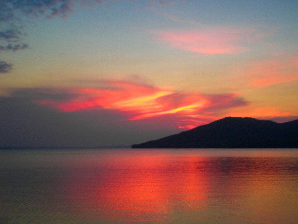 Mar nube agua cielo