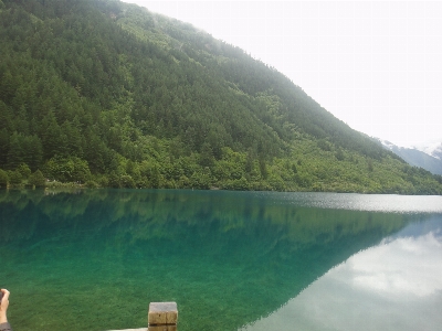 Landscape water sky mountain Photo