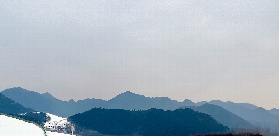 Snow mountain sky cloud