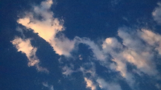 Sky cloud cumulus tints and shades Photo