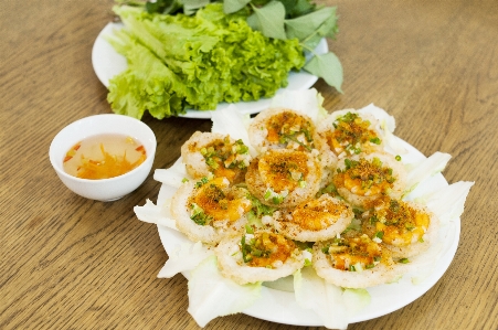 Foto Bolo rive
 comer banh khot
