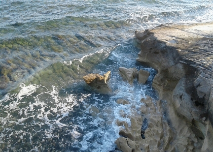 Sea rocks rocky stony Photo