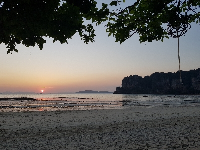 Thai beach water sky Photo