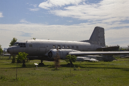 Photo Avion hélices nuage ciel