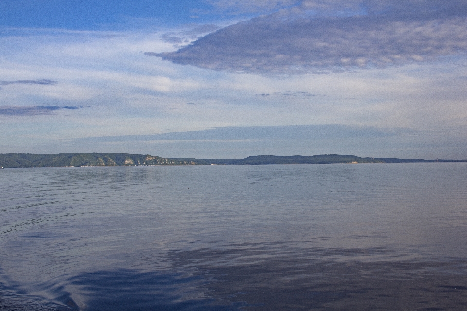 Volga nehri
 manzara güzellik su