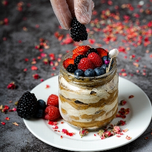 Food tableware fruit ingredient Photo