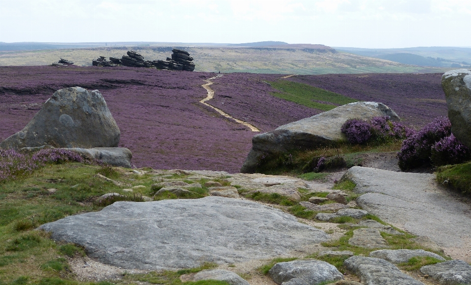 Rock formation moorland
 himmel