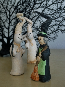 Autumn black ghosts witch Photo