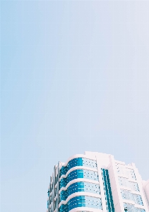 Building sky blue tower block Photo