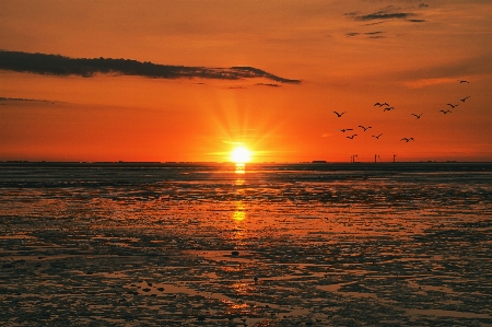 Sea water cloud sky Photo