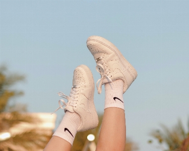 Natural shoe hand sky Photo