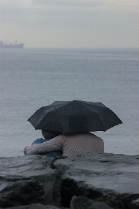 女性 水 空 クラウド 写真