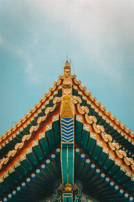 Architektura niebo chmura pagoda