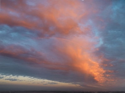 Clouds sunset light landscape Photo