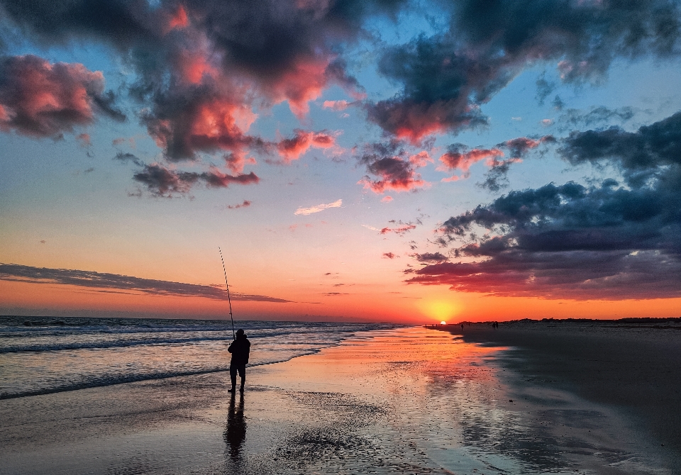 Sonnenuntergang wolke wasser himmel