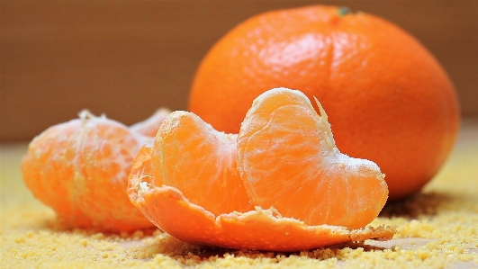 Orange fruit tangerine mandarin Photo