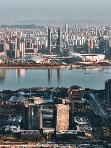 Hangzhou water skyscraper building Photo