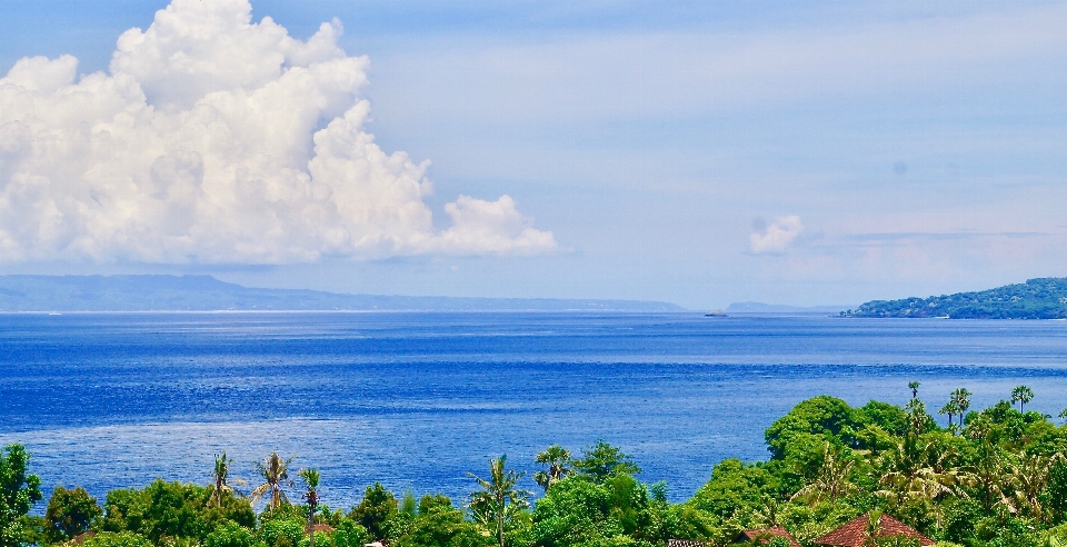 Mare nube cielo acqua