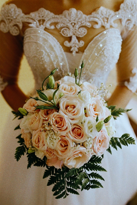 Woman flower white petal