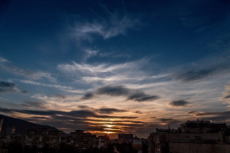 Sunset cloud twilight sky