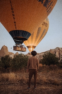 Natural plant aerostat hot air ballooning Photo