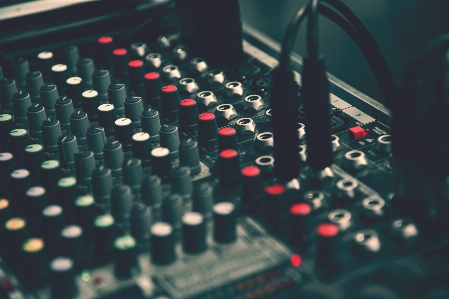 Music studio recording mixer Photo