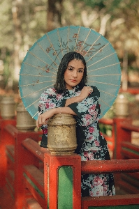 Woman skin temple textile Photo