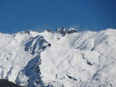 Mountain snow peak landscape Photo