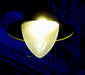 Light street blue lamp Photo