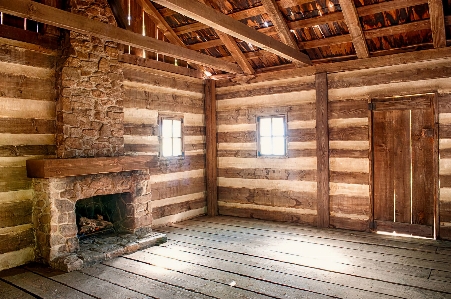 Wood window property interior design Photo